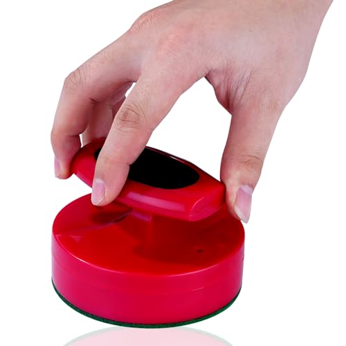 Air Hockey Pucks and Paddles,Air Hockey Table Replacement Accessories 2.5inch Pucks with 2 Humanization Design Paddles