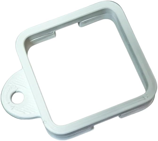 LOW PROFILE Bracket Compatible with Govee Model H705 Lights - Single Screw Hole | Outdoor Home Lighting Mounting Brackets | Light Mount Bracket for Original | Underglow (72pk (100' Kit), Black)