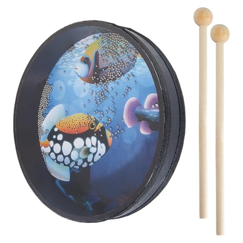 OLYCRAFT Ocean Drums with Wooden Drumsticks