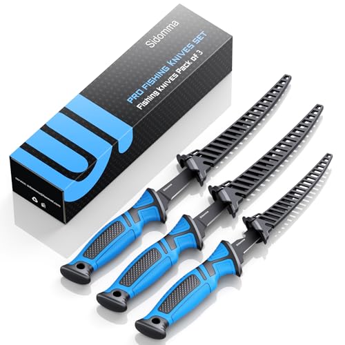 Sidomma Fillet Knife and Bait Knife Set...