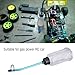 equlup RC Oil Filler Bottle, RC Nitro Fuel Filler Refill Bottle 29.5cm/11.6in Plastic Remote Control Car Oiler Container for Gas Power RC Car