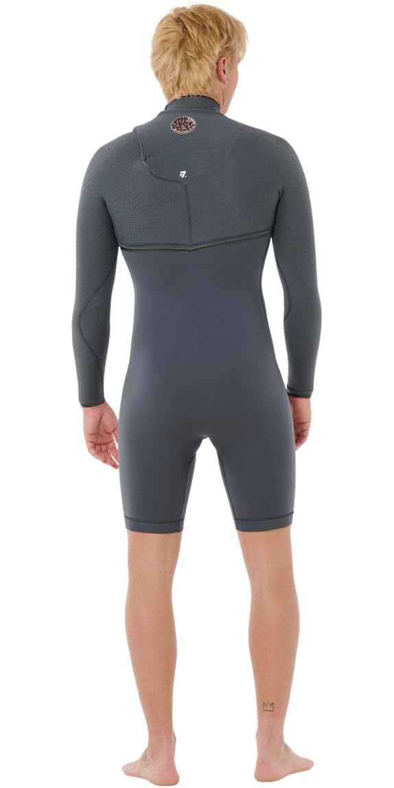 Rip Curl 2026 Męski E-Bomb 2 mm Zip Free Długi Rękaw Wiosna Garnitur - Żelazo