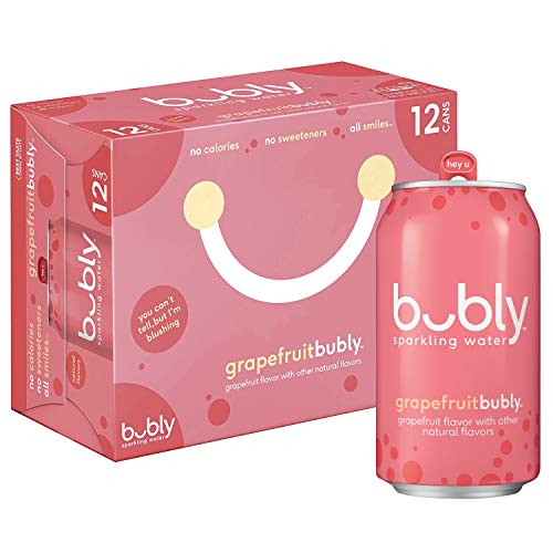 bubly Sparkling Water, Grapefruit, 12 fl oz. cans (12 pack)