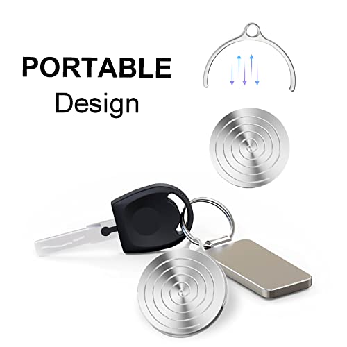 Tomazon Kinetic Desk Spinning Toy, Stainless Steel Rotating Motion Coin, Optical Illusion Spinning Top For Office Anxiety Stress Relief, Portable Adhd Little Fidget Toys Gift For Adults & Kids(B) #TOP4
