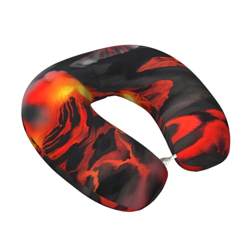 Almohada de Viaje de Espuma Viscoelástica Negra miniatura 2