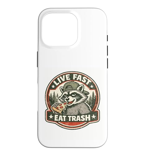 Live Fast Eat Trash ���g�� �A���C�O�} �s�U �S�~ �p���_ �X�}�z�P�[�X iPhone 16 Pro �p