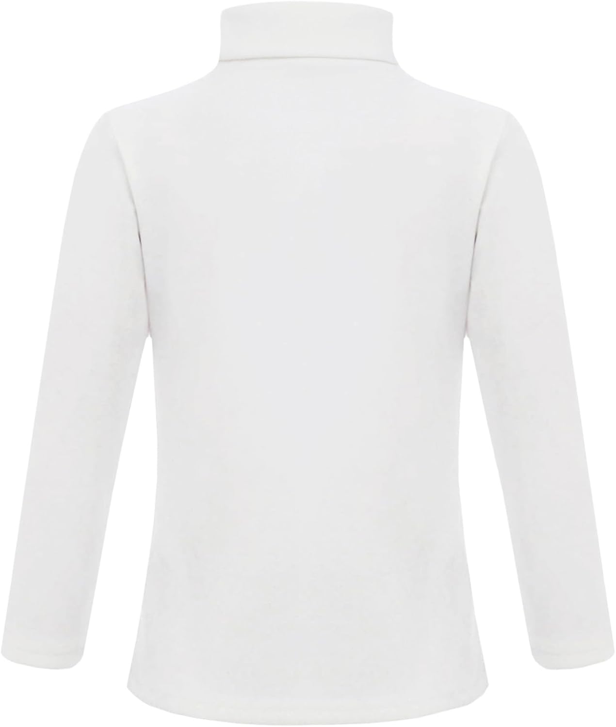 Kids Thermal Shirt High Turtle Neck Printed Long Sleeve Thick Basic Top