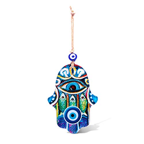 MYSTIC JEWELS - Adorno de Pared en Forma de Hamsa (Mano de...