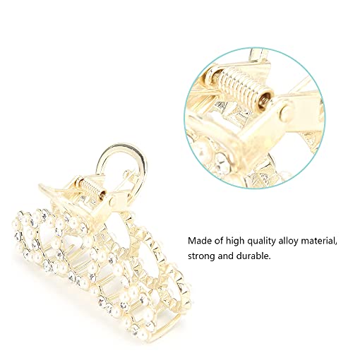 Hair Clip Faux Pearl Hair Claw Delicate Hair Clamp for Fixing Hair Accessories for Women and Girls - Image 3