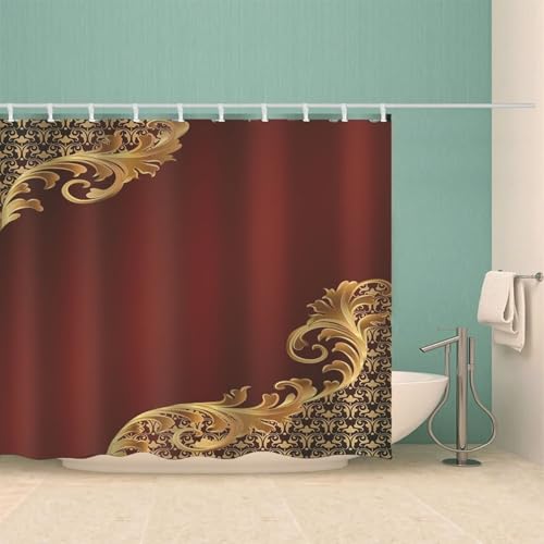 Rideau de douche imperméable et lavable avec anneaux inclus - 4
