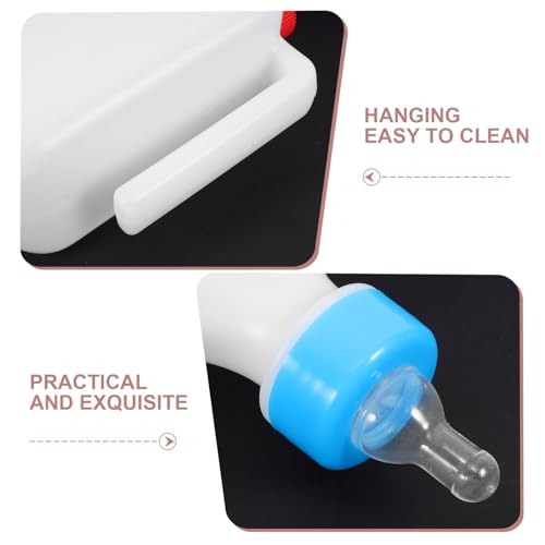 Toddmomy Mamadeiras de alimentação de cordeiro, mamadeira de leite de cabra, mamadeira de leite de c