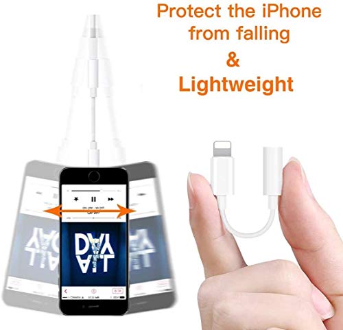 [Apple MFi Certified] iPhone Headphone Adapter,3-Pack Lightning to 3.5 mm Headphones/ Earbuds/Earphones Jack Adapter Cord Dongle Aux Cable Converter Accessories Compatible with iPhone 11/Xs/XR/X/8/7 - Thumbnail 7