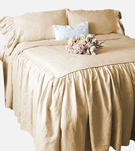 Divine Bedding California King Ruffle Skirt Bedspread Set 3 Piece