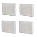 4G-kitty Paquete de 4 filtros de absorción de repuesto para D1-0001, MD1-0002, MD1-1002, compatible con Evap3 Evap2 modelo 30/40/50 humidificador filtro