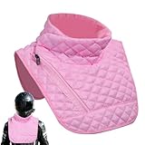 Generico Tour de cou moto – Protecteur coupe vent en tissu Taslon | 30 x 33 cm Vêtements isolés à trois couches, ce tour de cou garde les coureurs au chaud et protégé en hiver moto cyclisme et ski