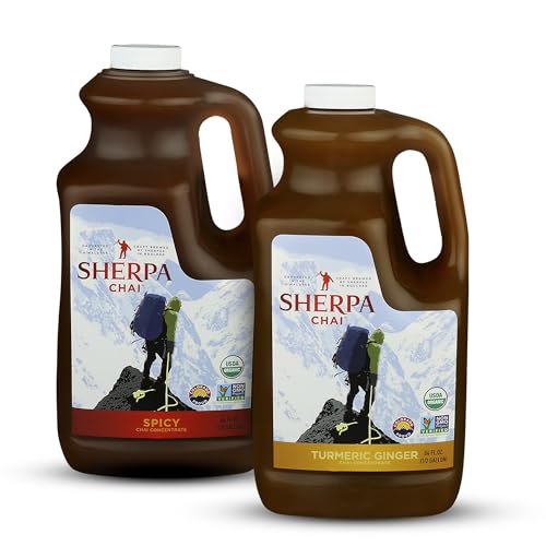 Concentrado de té chai especiado 2 unidades 128 oz