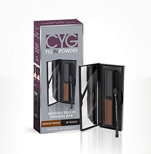 Cover Your Gray Cyg Fill In Powder Pro, Midnight Brown/Jet Black