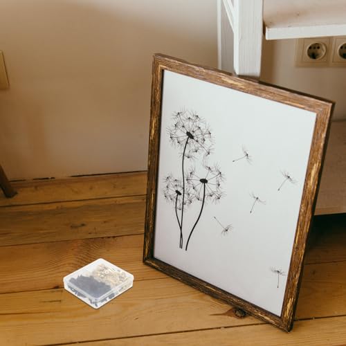 Image of Ciieeo 120Pcs Picture Frame Hardware Backing Clips Frame Fasteners with Screws for Hanging Photos Picture Frames and Artwork Frame Fixing Hardware