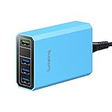 Lumsing Quick Charge 3.0 36W 4 Port USB Ladegerät Desktop Ladeadapter für Galaxy S7 / S6 / Edge /...