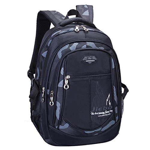 SeeBlue Mochila escolar para niños, mochila grande, duradera, resistente, para estudiantes, niños, viajes, impermeable