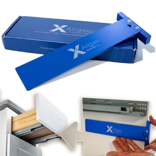 Undermount Drawer Slide Jig Cabinet Hardware Jig Woodworking Tools for Drawer Slide Installation Cabinet Alignment Tool Woodworking jigs Wood Working jigs Drawers Side Mount Slides Compatible