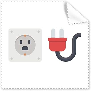 Plug Socket Circuit Diagram Pattern Cleaning Cloth Phone Screen Glasses Cleaner 5pcs