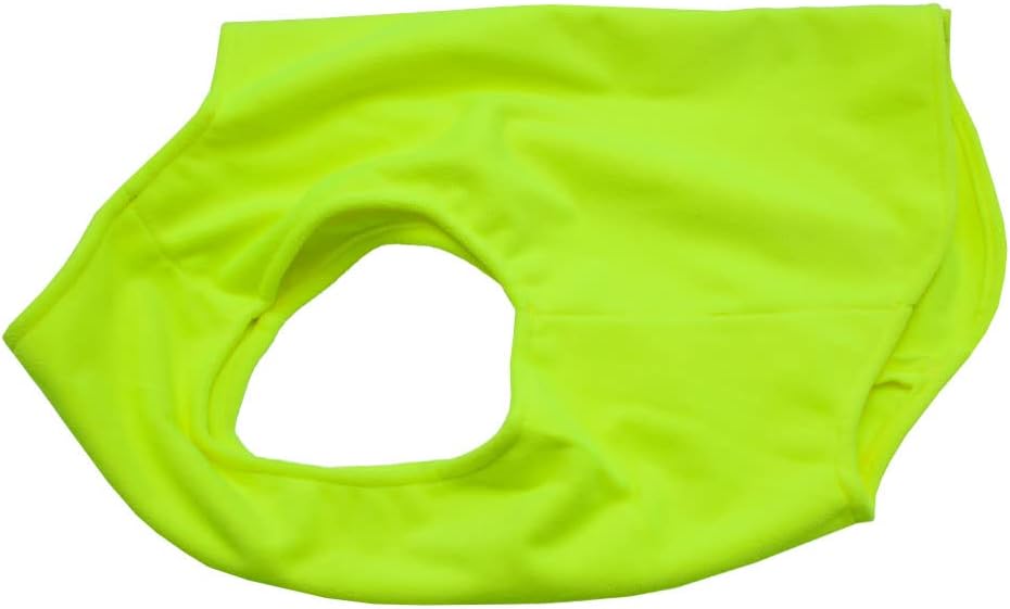 RIVERS WEST Waterproof Windproof Fleece Anti-Chafing Pointer Dog Vest, Safety Green, X-Large