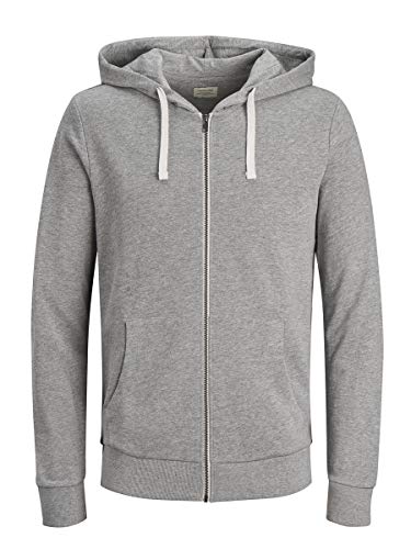 Preisvergleich Produktbild JACK & JONES Male Sweatshirt Bequemer Llight Grey Melange
