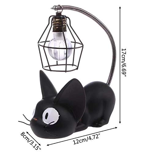 Lampa stołowa kot kreskówkowy lampka nocna żywica kot zwierzę LED lampka nocna dziecięca lampa stołowa do pokoju dziecięcego Decro Home Led lampa biurkowa oświetlenie