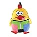 Kögler 85420 - Rucksack, für Kinder, lustiges Huhn, wunderbar weich, mit Tragegriff und längenverstellbaren Trageriemen, ca. 45 cm groß, für Jungen und Mädchen