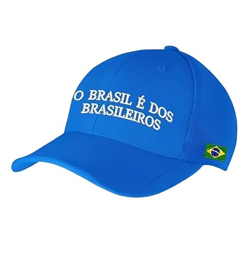 Boné O Brasil É Dos Brasileiros Lula Azul Original