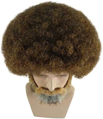 afro wig and beard