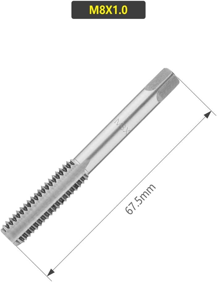 Gunpla 3 Pcs Threading Tap Set Metric Thread Tapping Tool Screw M8X1.0