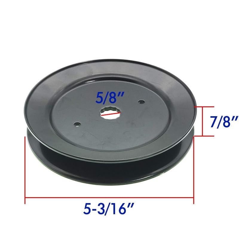 Polea para cortacésped de ranura única Maxpower 332512B para Craftsman/Husqvarna/Poulan