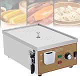 Electric Steamer with Dry Burning Alarm,Commercial Electric Dim Sum Steamer,Large Cooking Area, Independent Water Supply System,for Home Cookware Recipes 2Holes