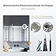 SONNI Spiegelschrank Bad mit Beleuchtung 90 x 65 cm Edelstahl Badezimmer-Spiegelschrank mit Steckdose und Touch 3 türig LED Badpiegelschrank 3 einstellbare Lichtfarben