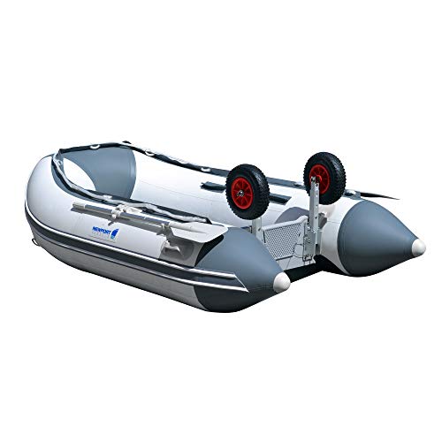 Newport Inflatable Boat Removable Transom Launch Wheels - Fits Any Transom Boat! #TOP7