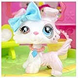 lpsloverqa Rare Custom Made OOAK LPS Collie Spot Ice Cream Different Eyes with Accessories Lot Collection Dog Figure Kids Boys Girls Birthday Christmas Gift Set