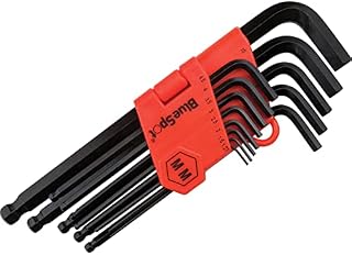 BlueSpot Tools 13PCE Long Arm Metric Ball End Hex Key Set (1.27-10mm)