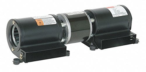 Dayton Rectangular Permanent Split Capacitor Low Profile Blower, Flange: No, Wheel Dia: 2-1/2