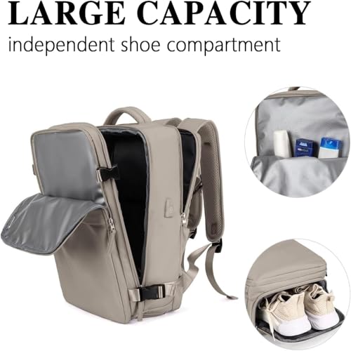 Levettevac Backpack, Levette Bag Travel, Waterproof Large Capacity with Separate Compartment, for Women and Men (Purple)4