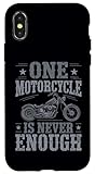 Installation facile Une Moto jamais Assez pour Les Motards, Les Motards Coque pour iPhone X/XS