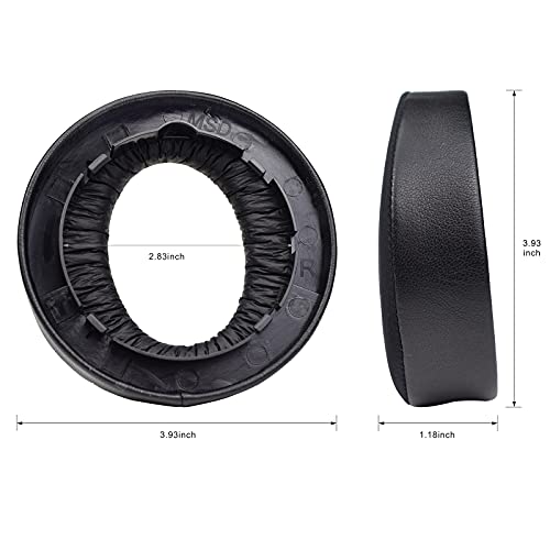 Image of MOLGRIA Replacement EarPads, Ear Cushion Cover for Sony PS3 PS4 Platinum Wireless PlayStation 3 4 Headset 2018 Version CECHYA-0090 Headset(Cooling Gel Black)