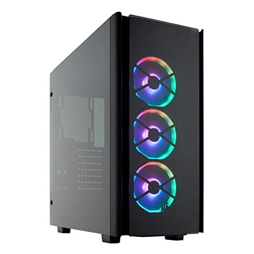 Corsair OBSIDIAN 500D RGB SE (Mid Torn ATX Chassi, Härdat Glaschassi, Premium Aluminiumkonstruktion, RGB-Fläktar Ingår) Svart