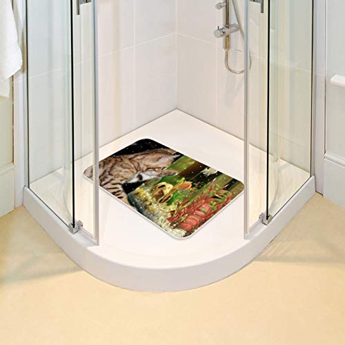 Tapis de bain pour bébé avec trous de drainage pour éliminer les moisissures