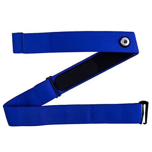 XUXIN Universal Replacement Heart Rate Monitor Soft Strap Adjustable Elastic Chest Mount Belt for Polar, Garmin, Wahoo - Thumbnail 4