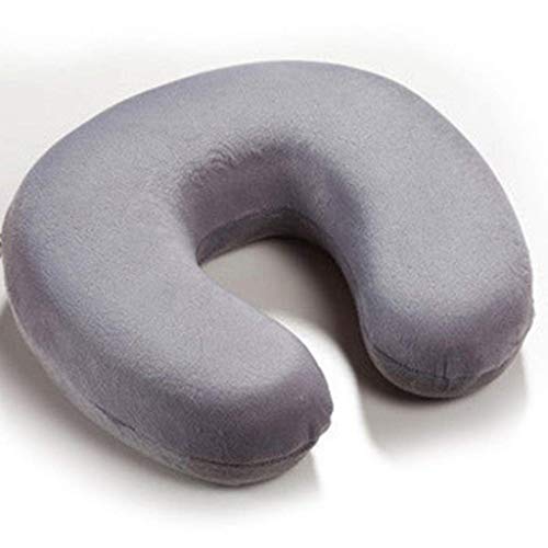 Oreiller cervical de mémoire de forme en coton de qualité supérieure uni