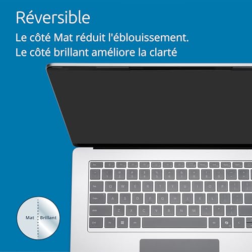 Filtre de confidentialité pour Microsoft Surface 15 au café ou en train