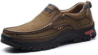 [LXX] 革靴 トレッキングシューズ 紳士靴 高機能 4e 幅広 カジュアルシューズ メンズ 本革 大きいサイズ 軽量 柔らかい 防滑 衝撃吸収 クッション性 防水 通気性 大きいサイズ 24cm~27.5cm 2色