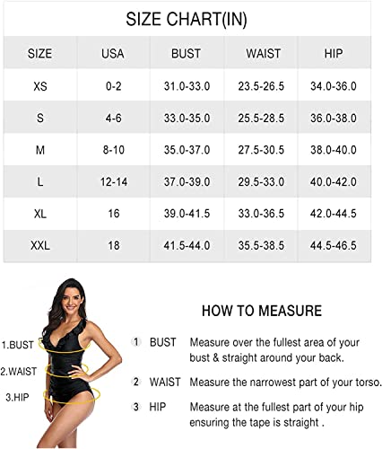 Yonique One Piece Swimsuits For Women Tummy Control Bathing Suits Cute Swimwear American Flag M #TOP5